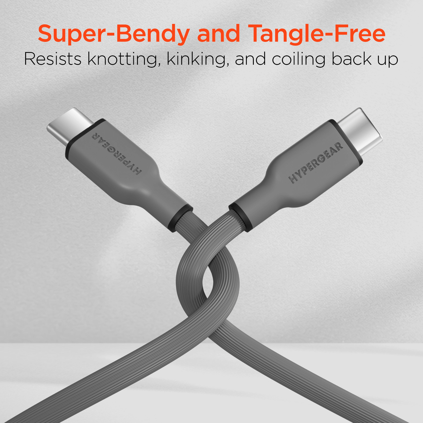 HyperGear Flexi PRO USB-C to USB-C Cable 4ft