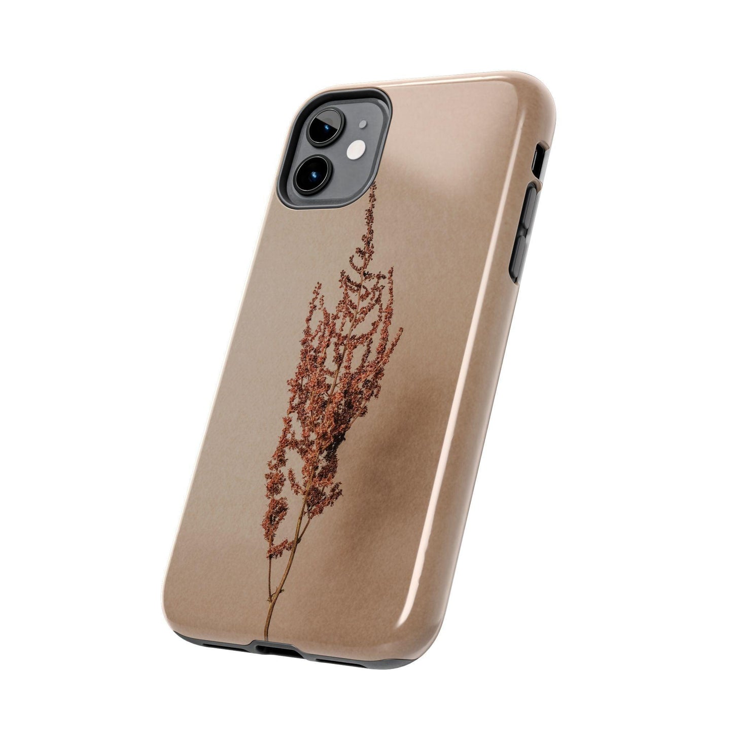 Brown Dry Leaf Tough Phone Cases