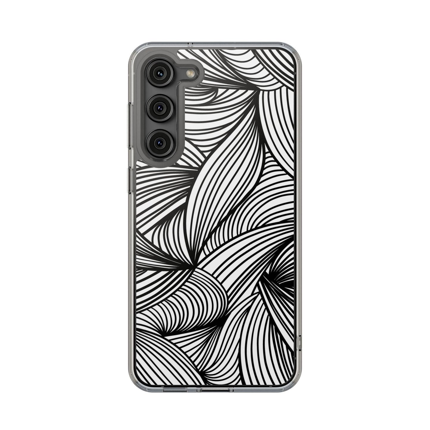 Black and White Illusion Clear Cases