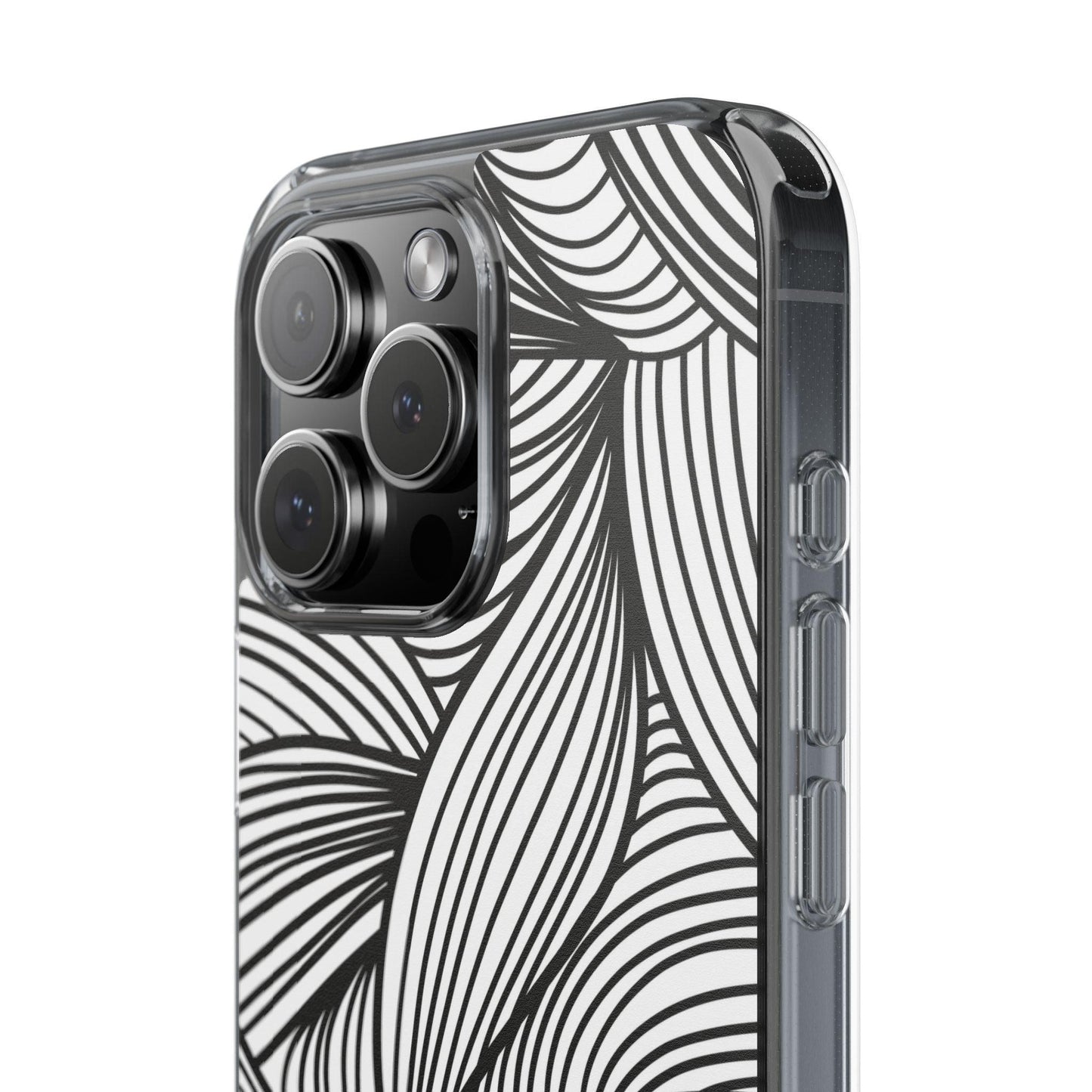 Black and White Illusion Clear Cases