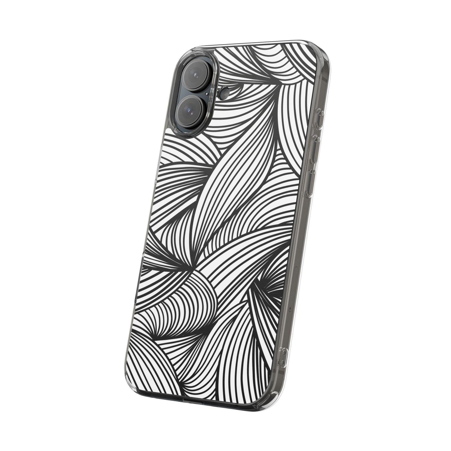 Black and White Illusion Clear Cases