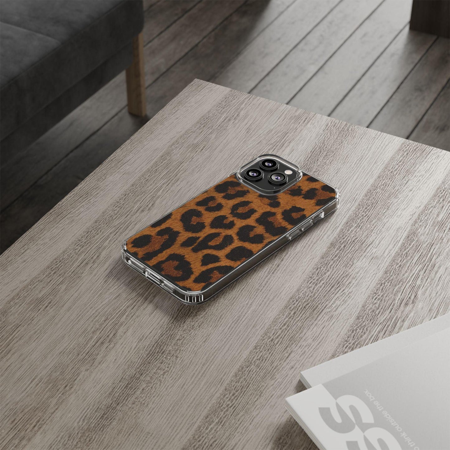 Clear Cases Cheeta Print