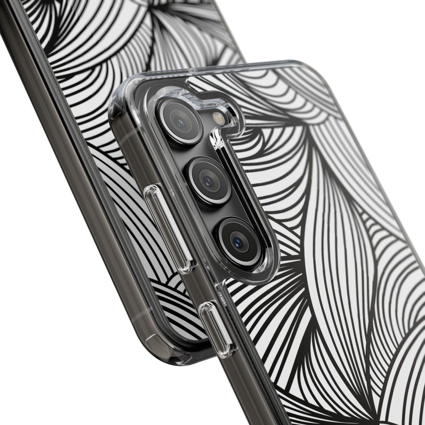Black and White Illusion Clear Cases