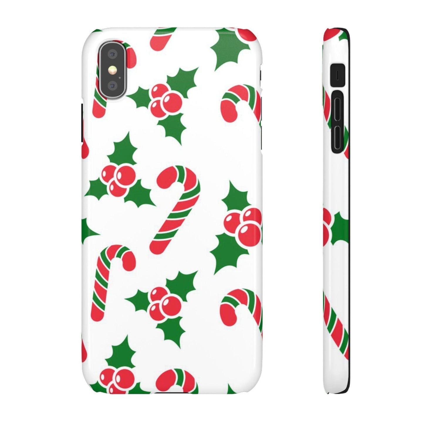 Custom iPhone Tough Phone Case – Christmas Santa Holiday Design, Festive Xmas Protection