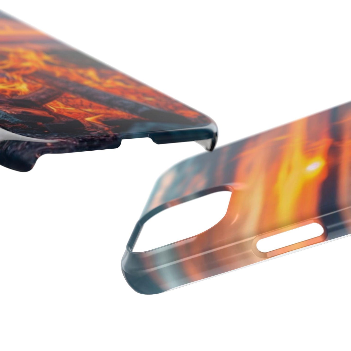 Woodland Fire Phone Case – Warmth of Nature’s Blaze on Your Device