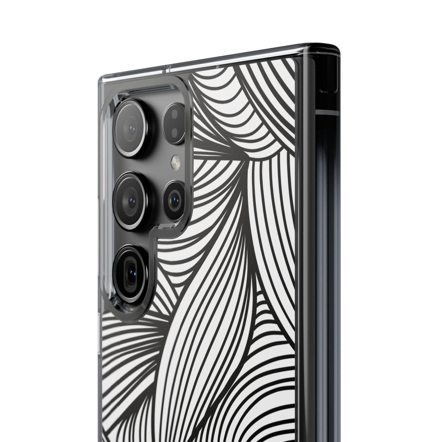 Black and White Illusion Clear Cases