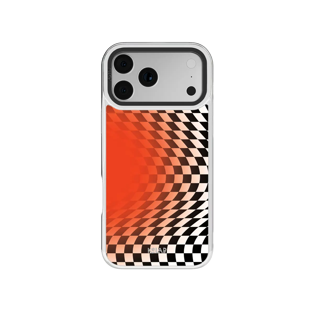Sunflare | Orange Checkered Phone Case