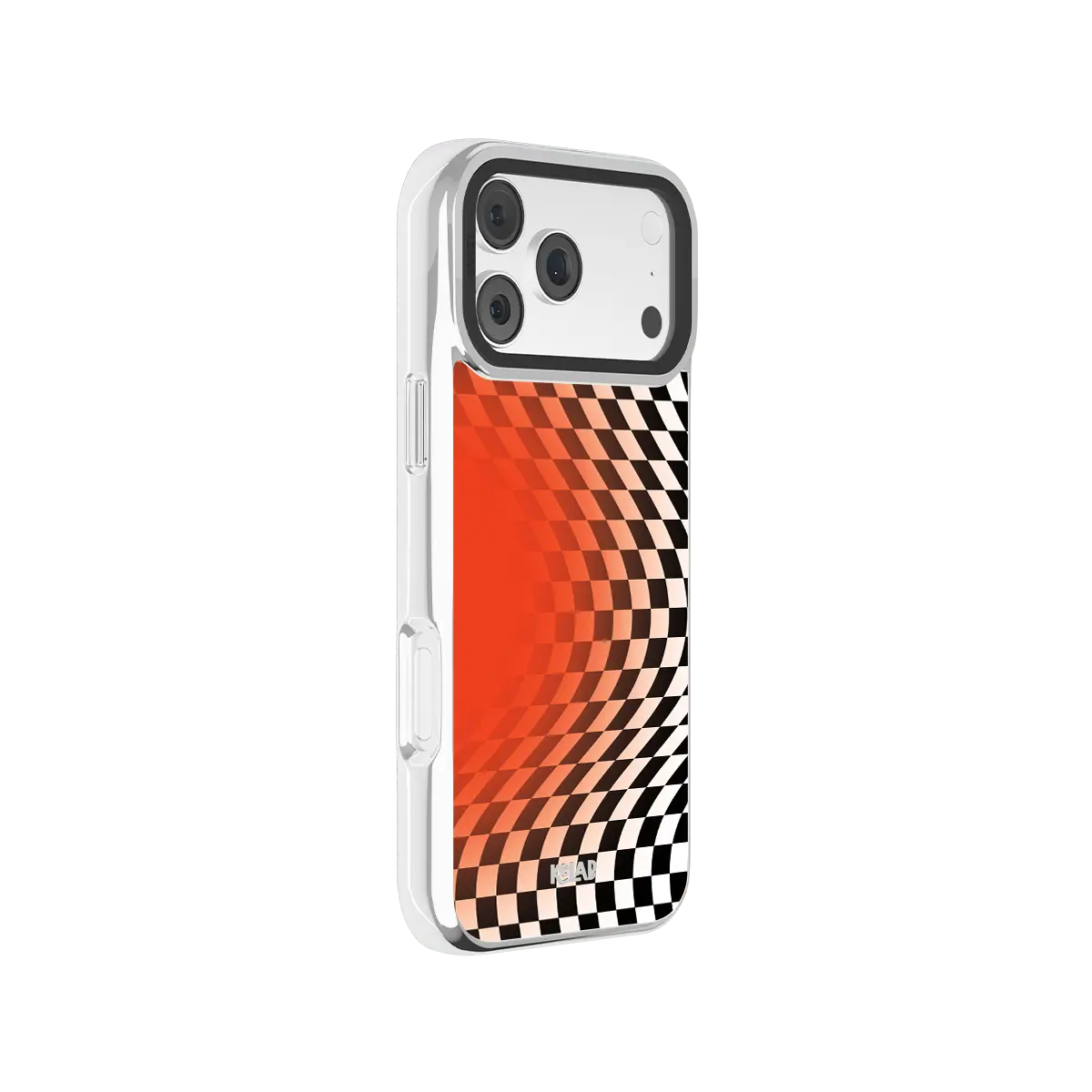 Sunflare | Orange Checkered Phone Case