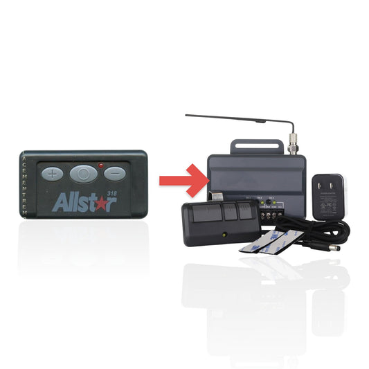 Allstar 110995 Quickcode 3 button 318mhz Garage Door Opener Remote Control