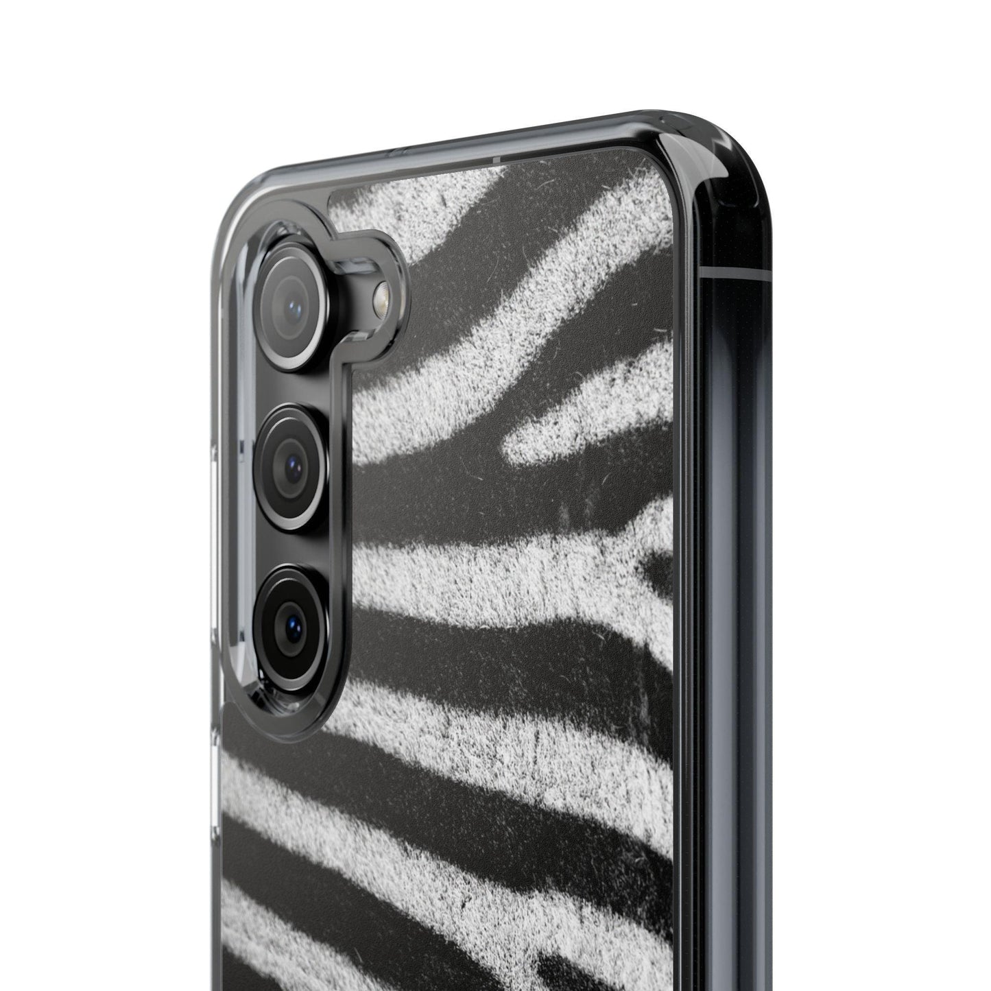 Clear Cases Black and White Zebra Stripes