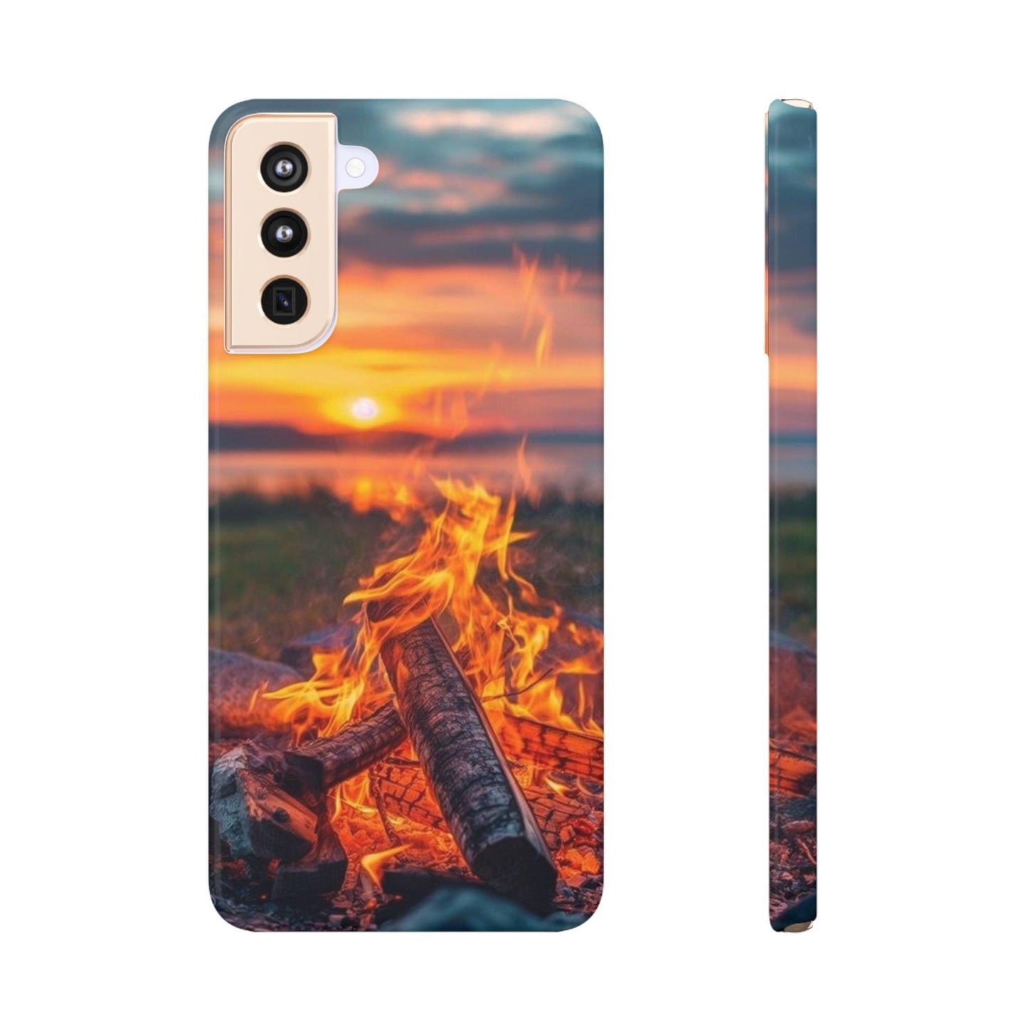 Woodland Fire Phone Case – Warmth of Nature’s Blaze on Your Device