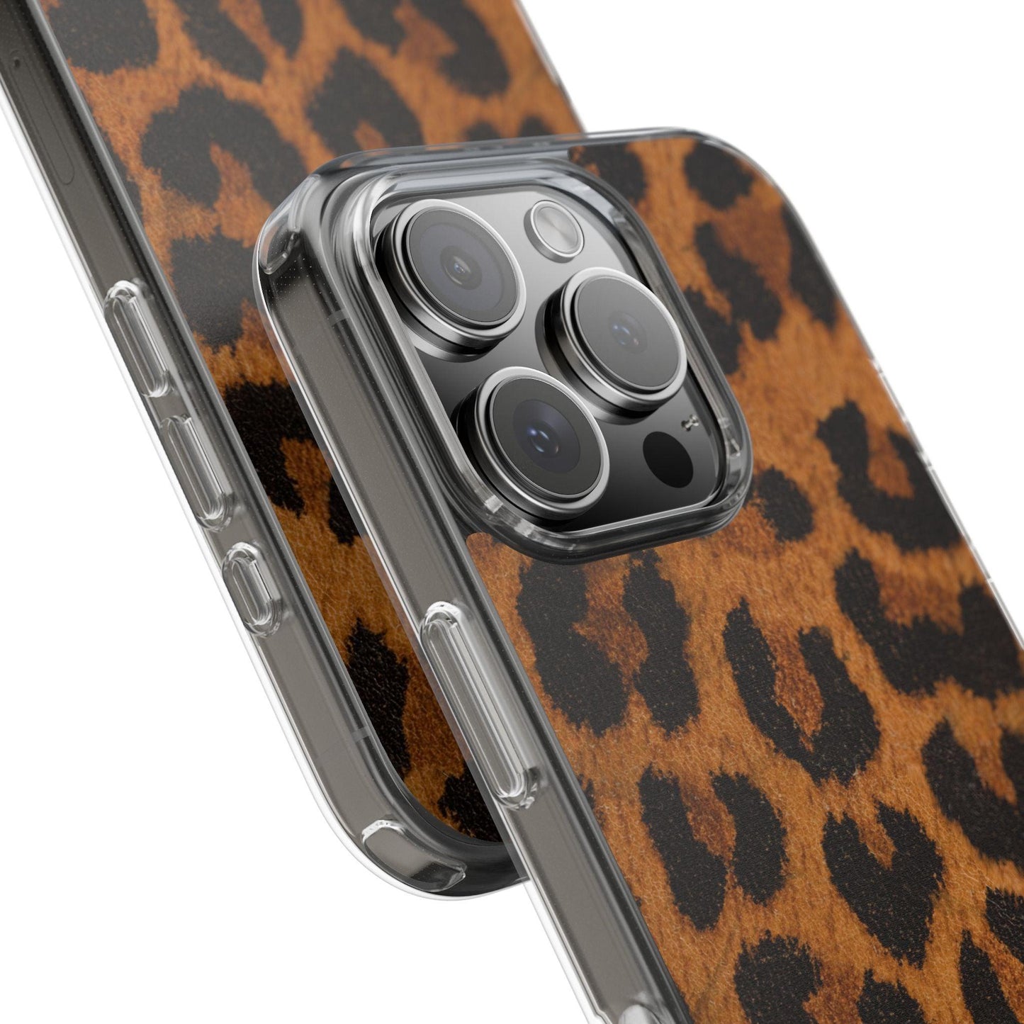Clear Cases Cheeta Print
