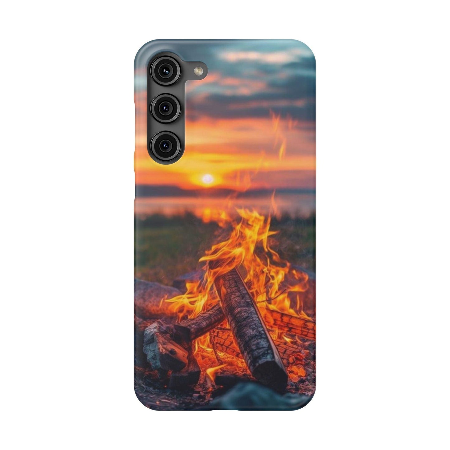 Woodland Fire Phone Case – Warmth of Nature’s Blaze on Your Device