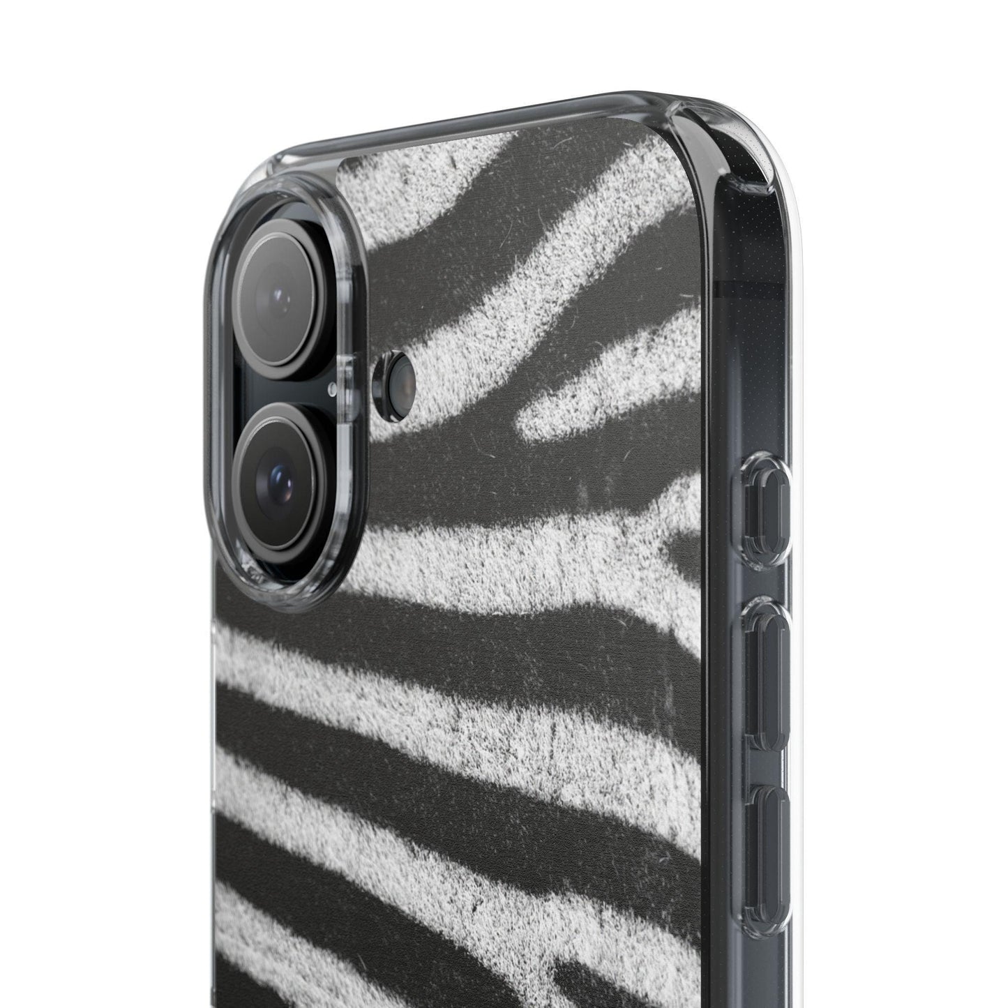 Clear Cases Black and White Zebra Stripes