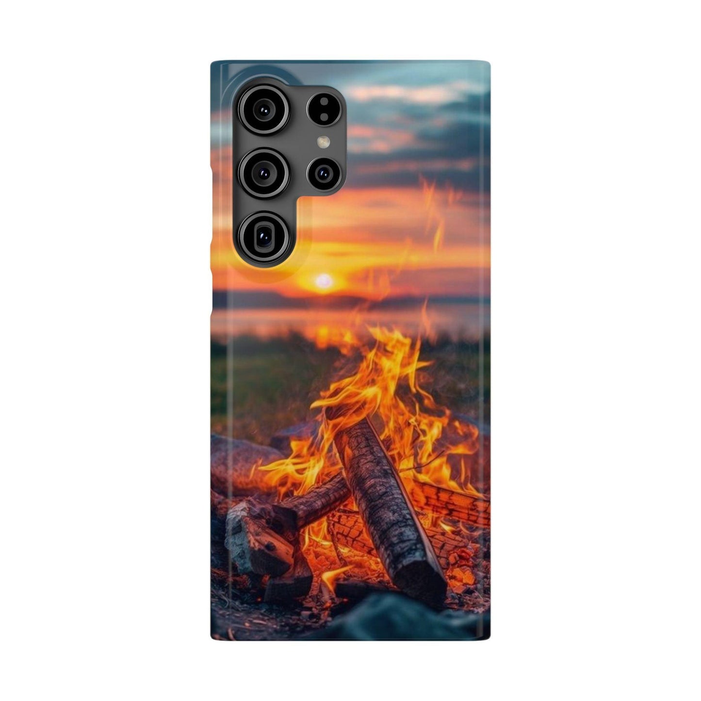 Woodland Fire Phone Case – Warmth of Nature’s Blaze on Your Device