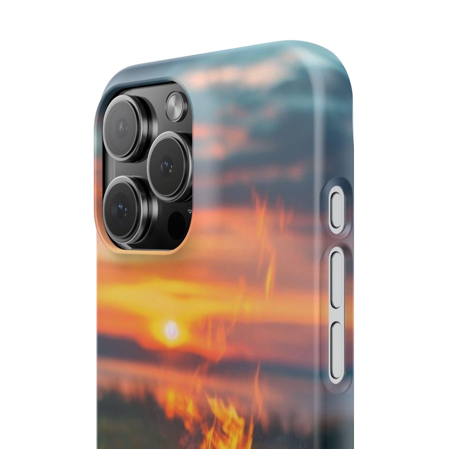 Woodland Fire Phone Case – Warmth of Nature’s Blaze on Your Device