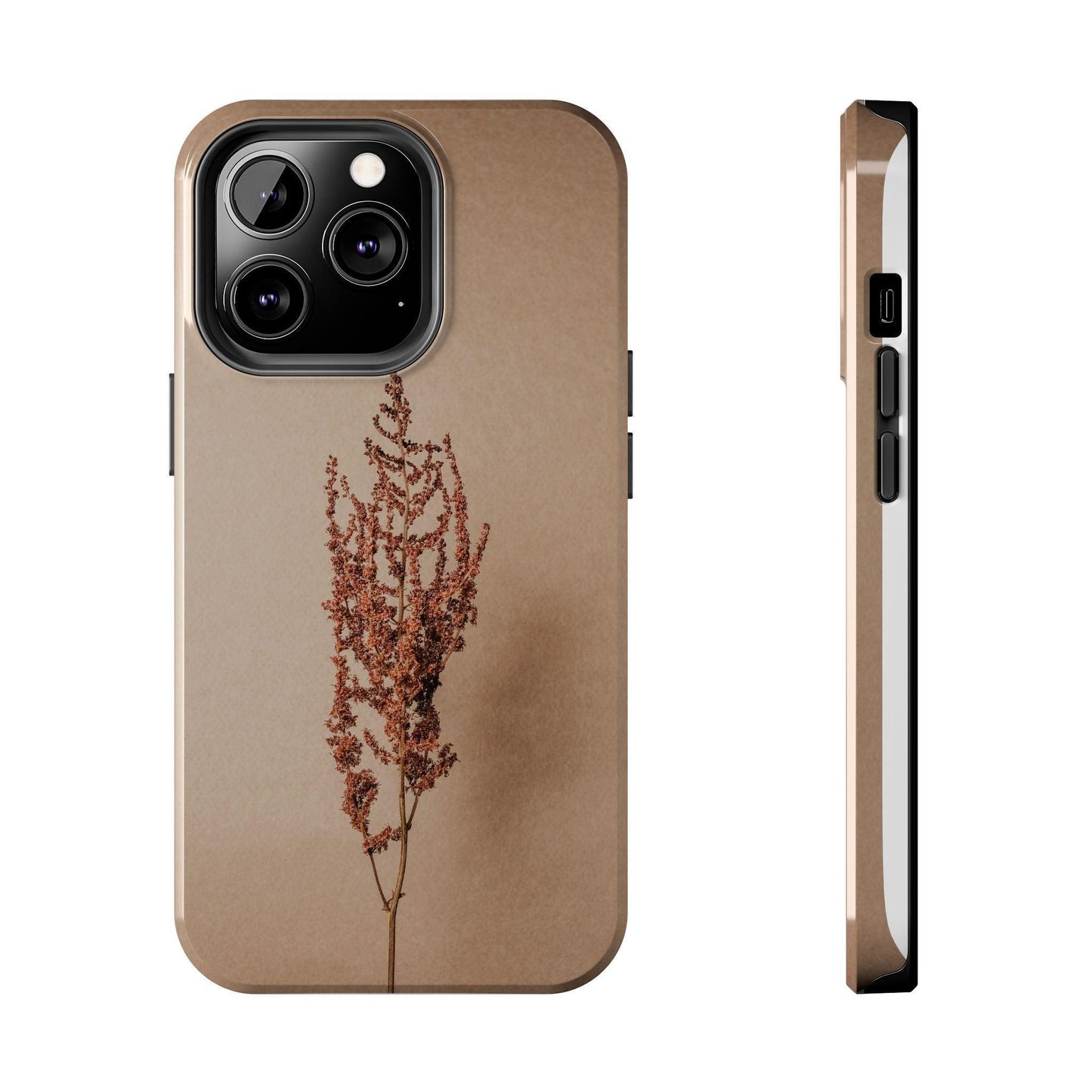 Brown Dry Leaf Tough Phone Cases