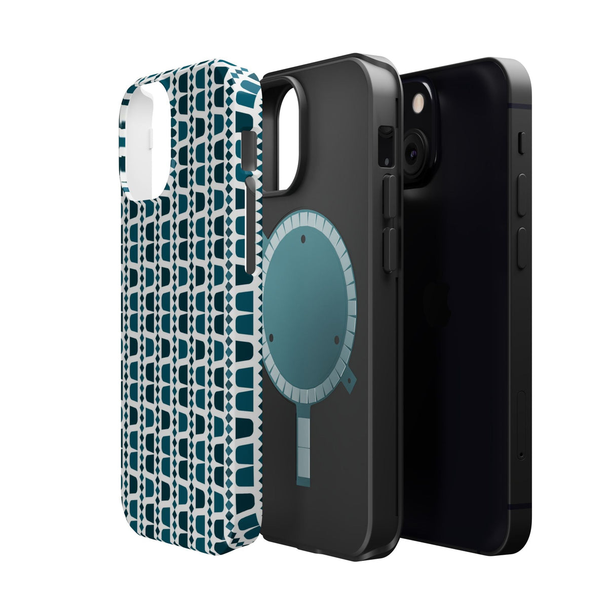 Arabic Coffee ☕️ cups Geometric Design Iphone Magnetic Tough Case