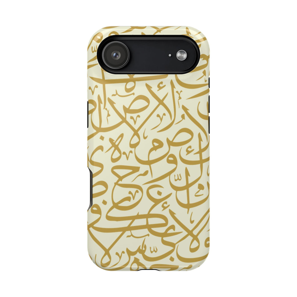 Beige and Gold Arabic Letters  Iphone Magnetic Tough Cases
