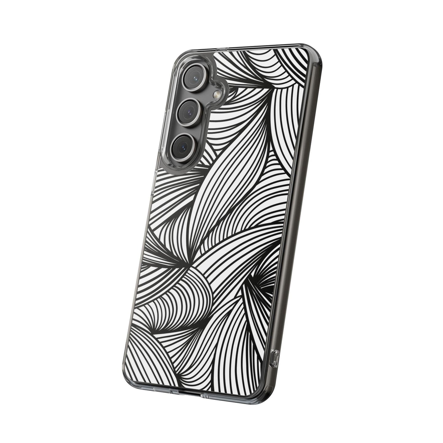 Black and White Illusion Clear Cases