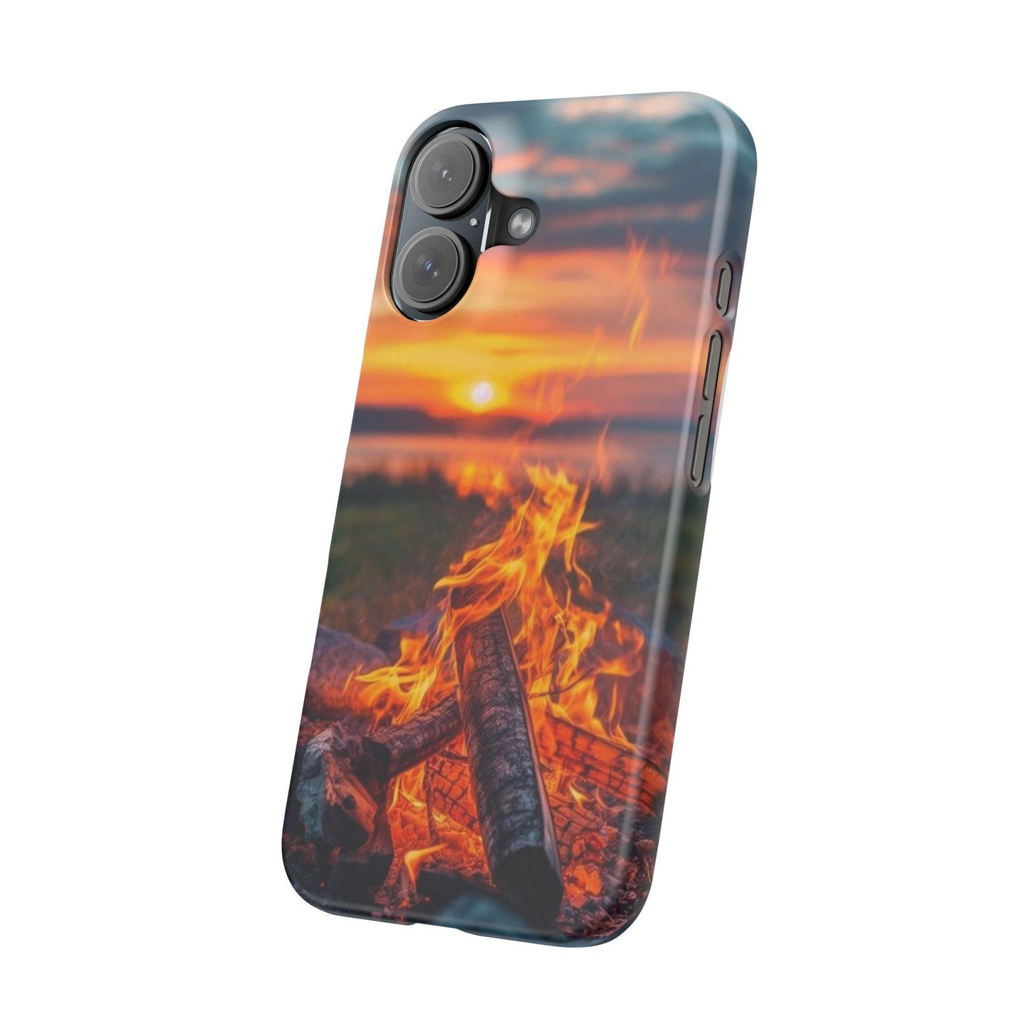 Woodland Fire Phone Case – Warmth of Nature’s Blaze on Your Device