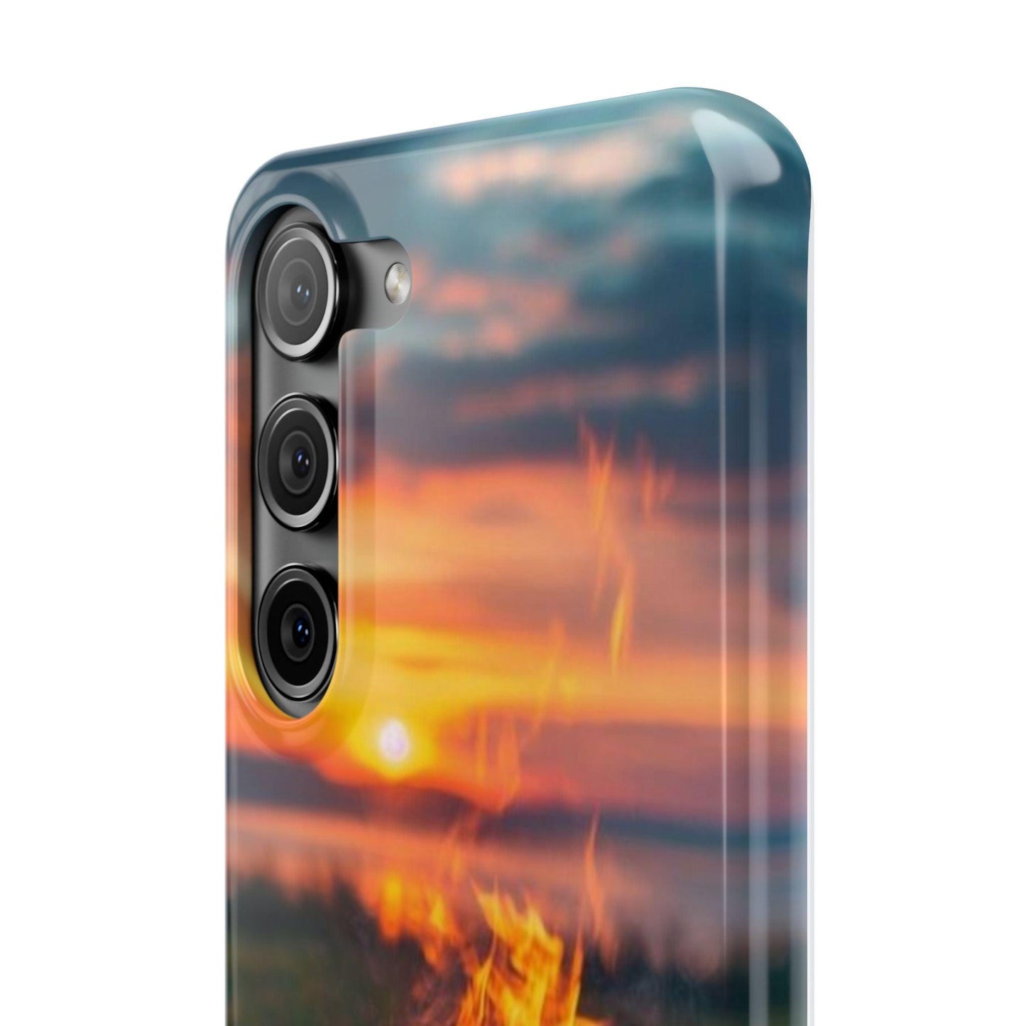 Woodland Fire Phone Case – Warmth of Nature’s Blaze on Your Device