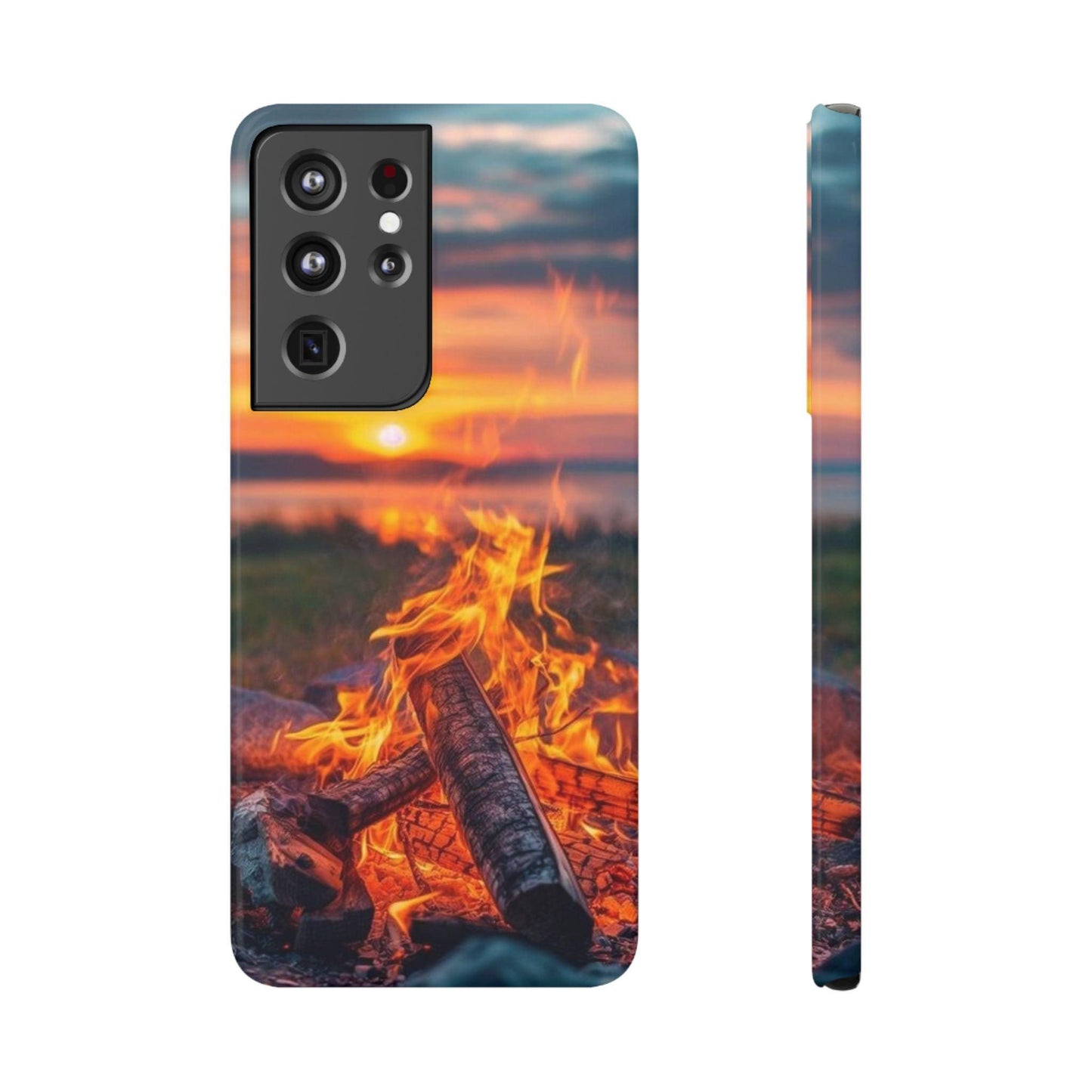 Woodland Fire Phone Case – Warmth of Nature’s Blaze on Your Device