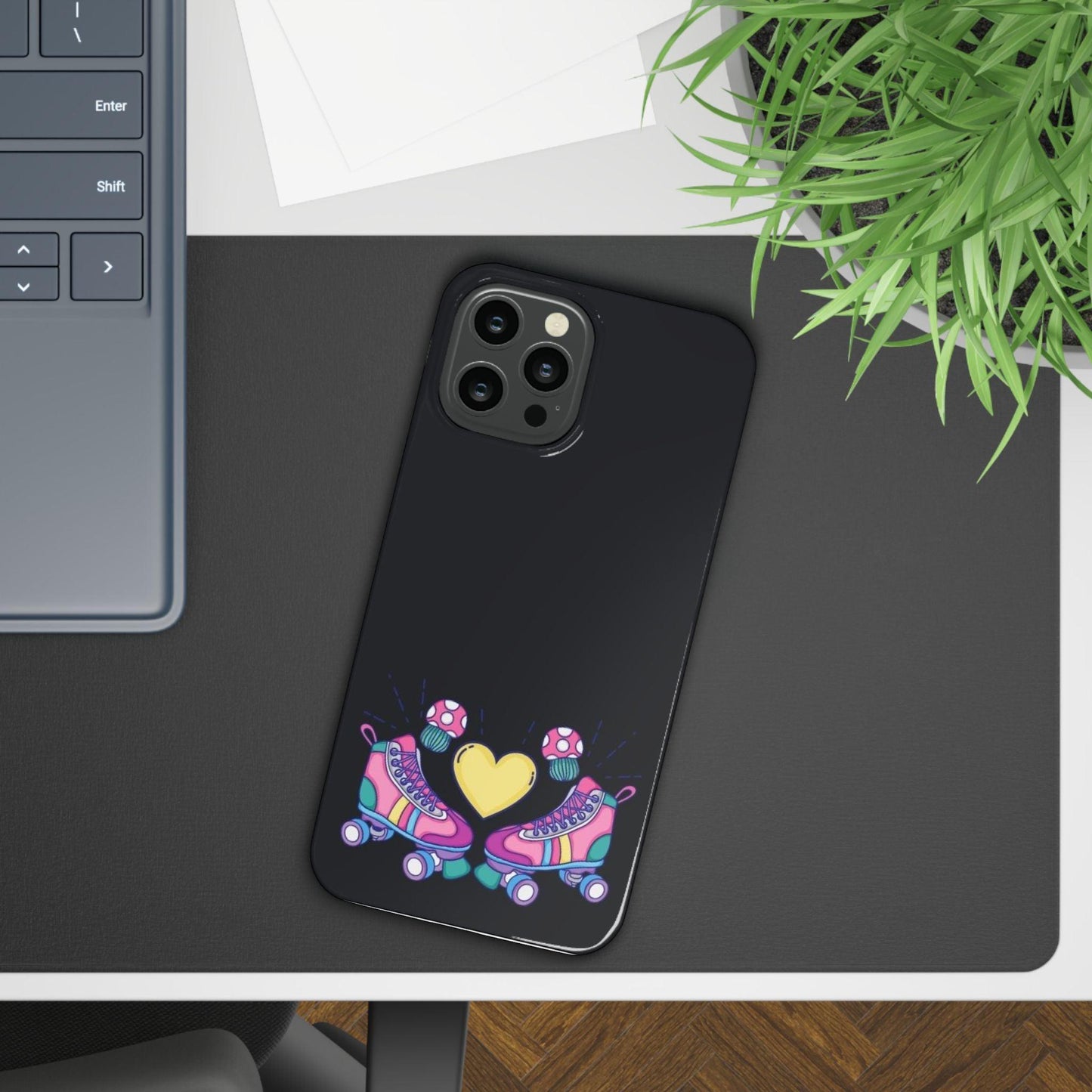 Skater's Heart Phone Case – Glide with Love Everywhere