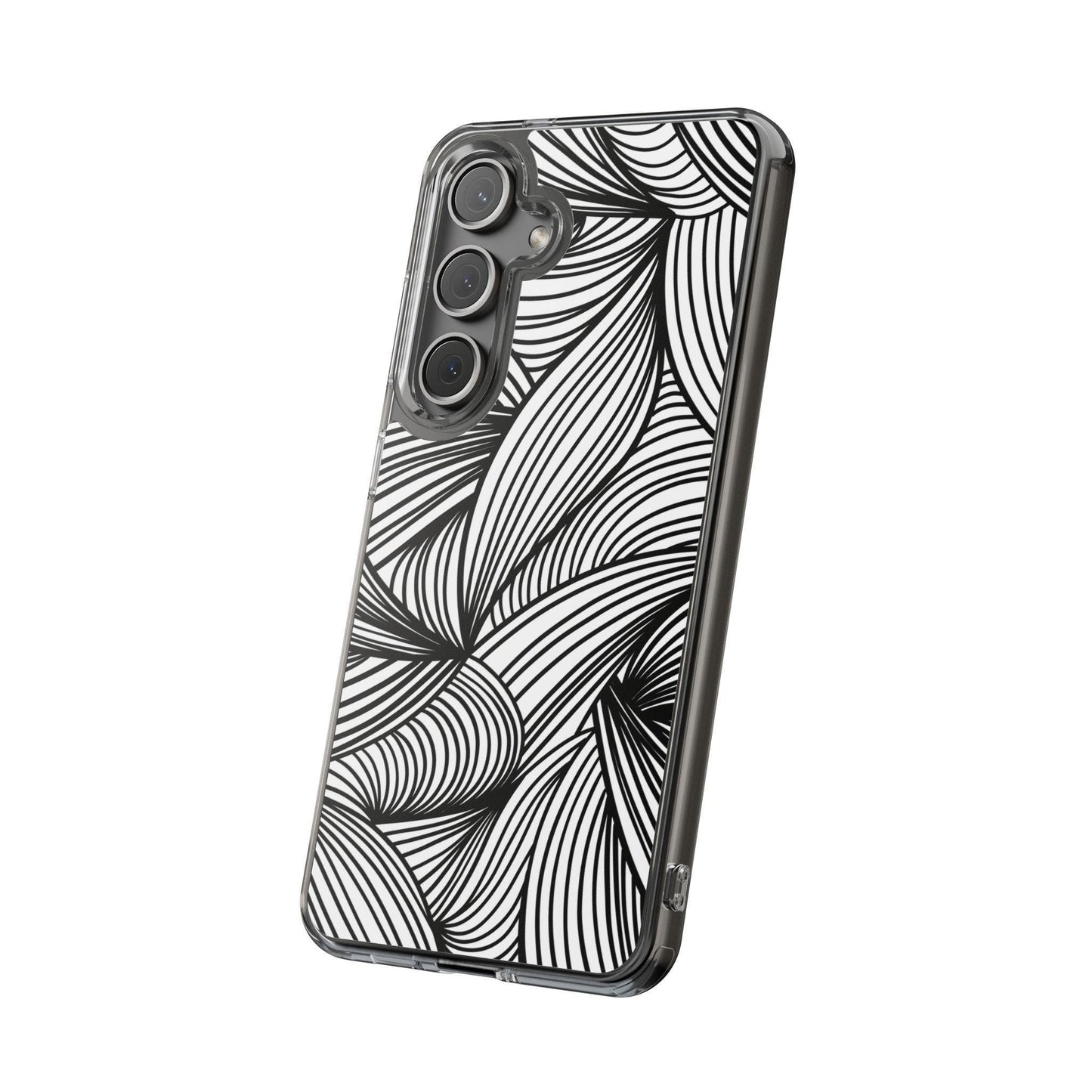Black and White Illusion Clear Cases