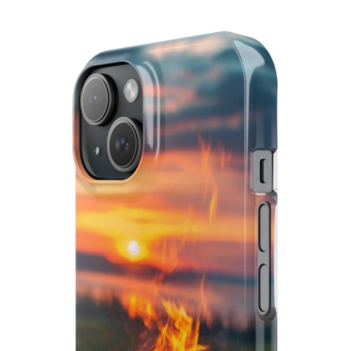 Woodland Fire Phone Case – Warmth of Nature’s Blaze on Your Device