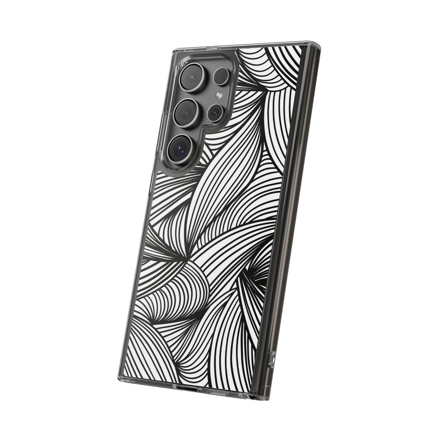 Black and White Illusion Clear Cases
