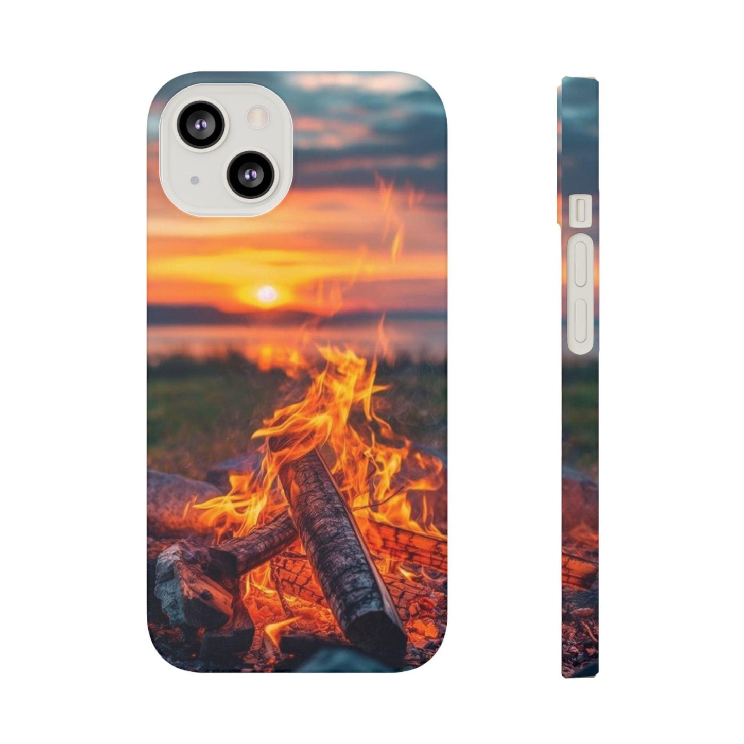Woodland Fire Phone Case – Warmth of Nature’s Blaze on Your Device