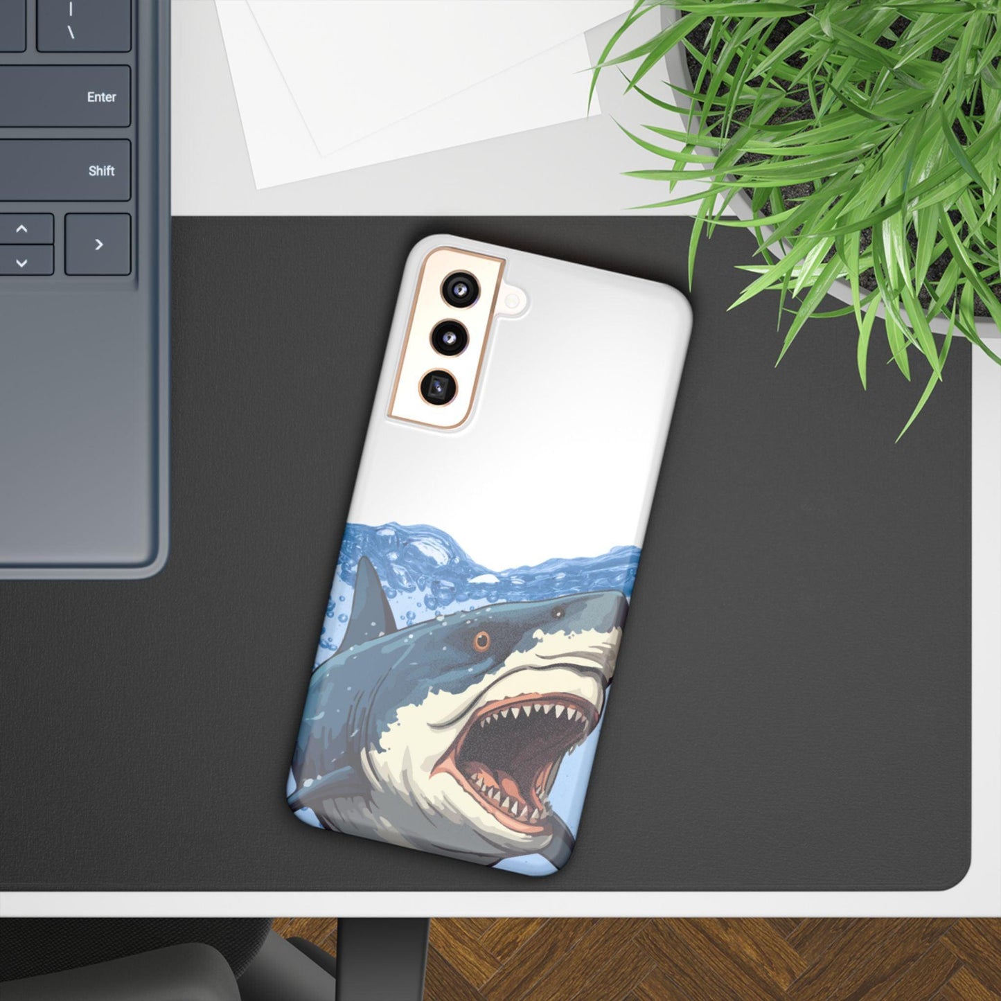 Shark Frenzy Phone Case – Dive into Bold Style