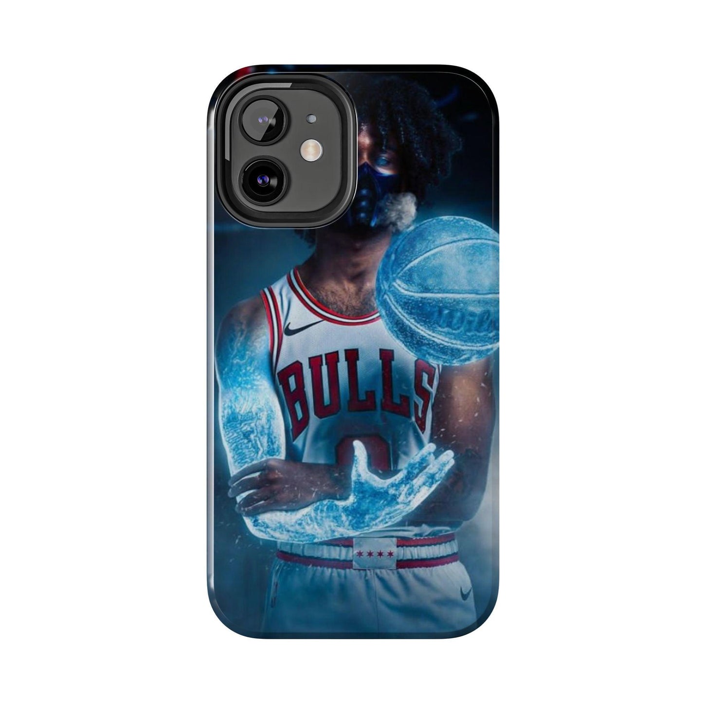 Coby White Chicago Bulls NBA Basketball Printed Tough Phone Case for iPhone & Samsung Galaxy - Dynamic Player Action Design