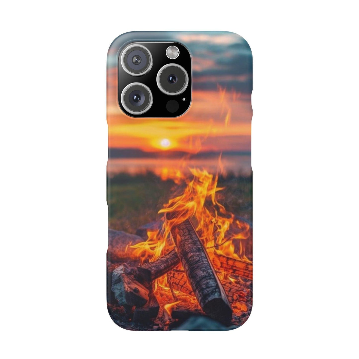 Woodland Fire Phone Case – Warmth of Nature’s Blaze on Your Device