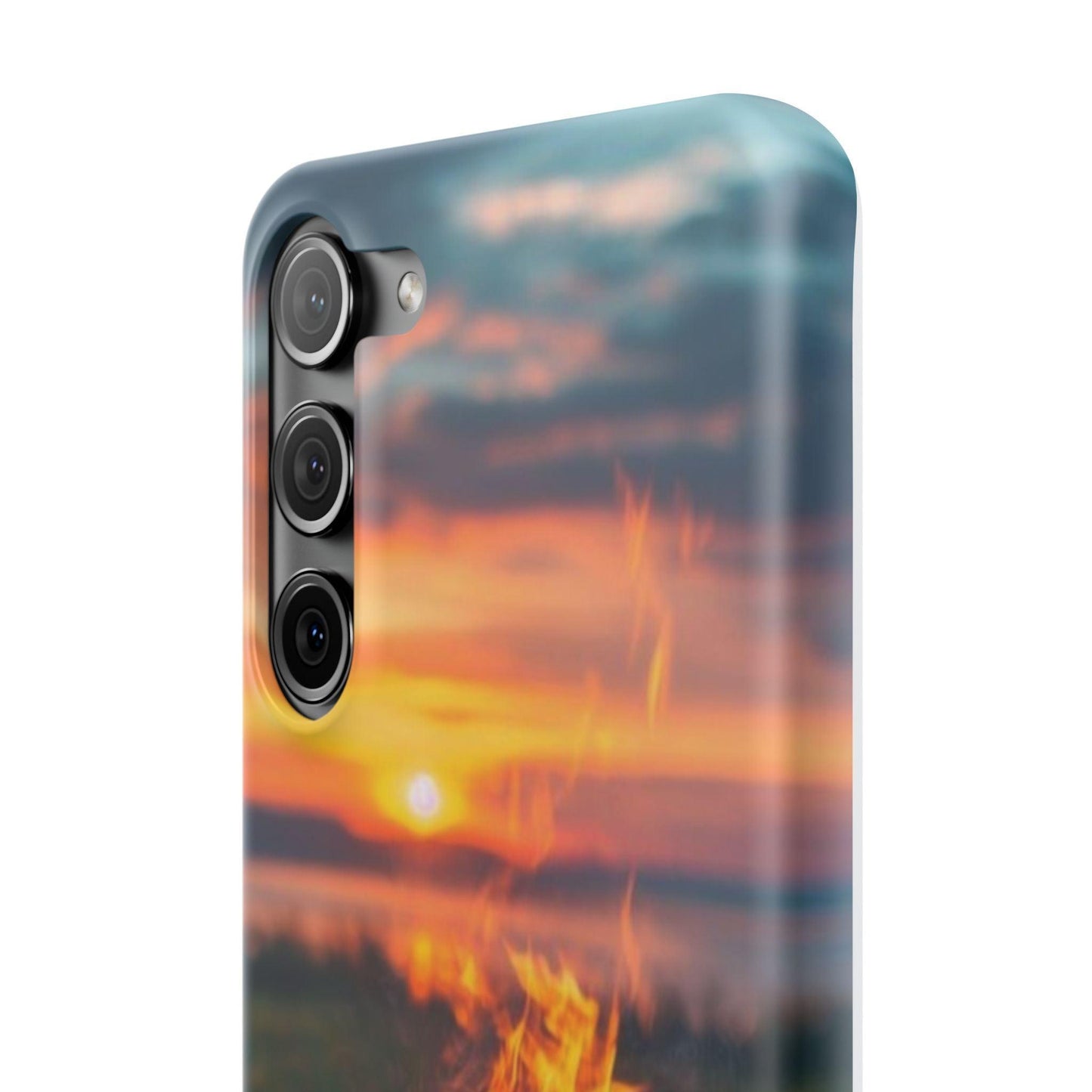 Woodland Fire Phone Case – Warmth of Nature’s Blaze on Your Device