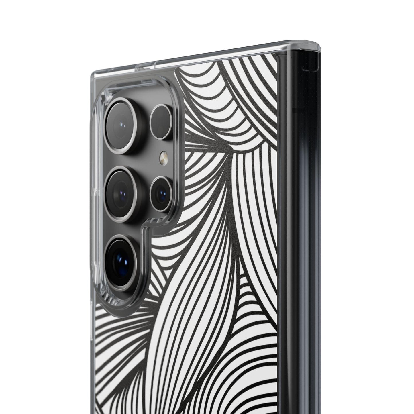 Black and White Illusion Clear Cases