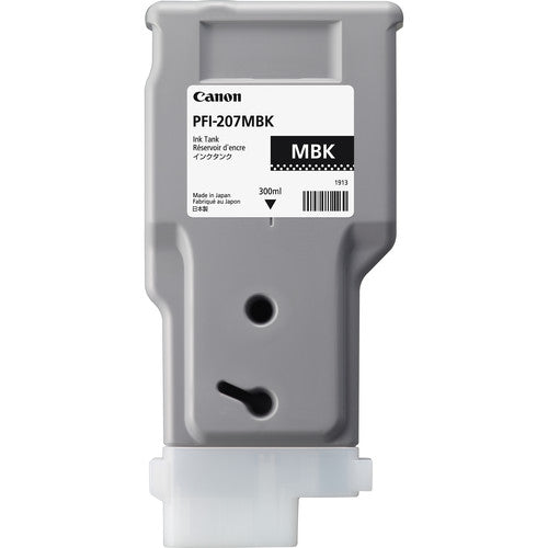 Canon Ink Tank PFI-207MBK - Pigment Matte Black Ink Tank 300ml