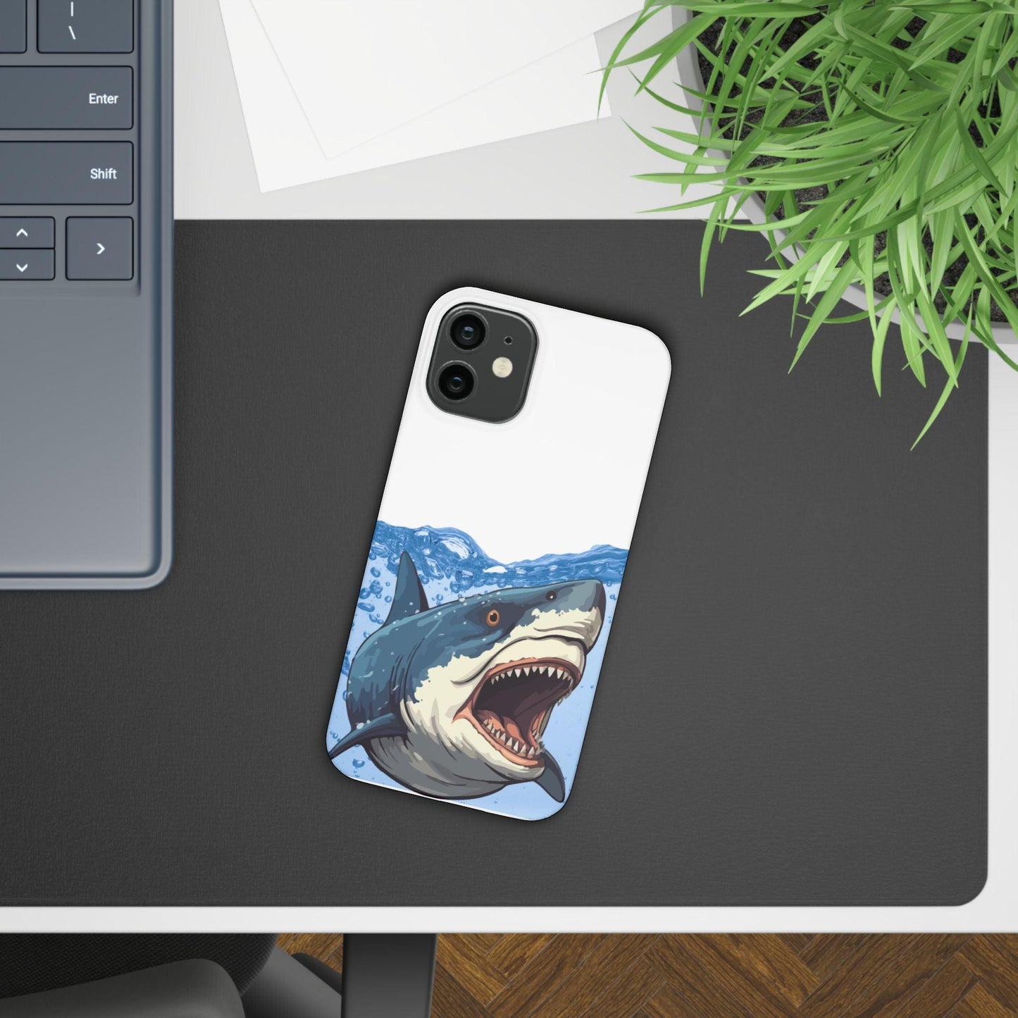 Shark Frenzy Phone Case – Dive into Bold Style