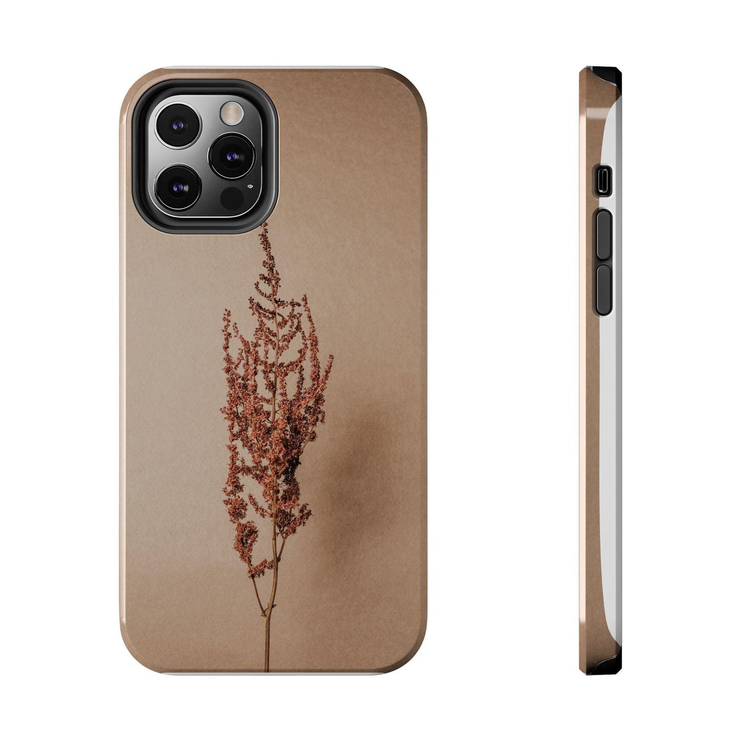 Brown Dry Leaf Tough Phone Cases