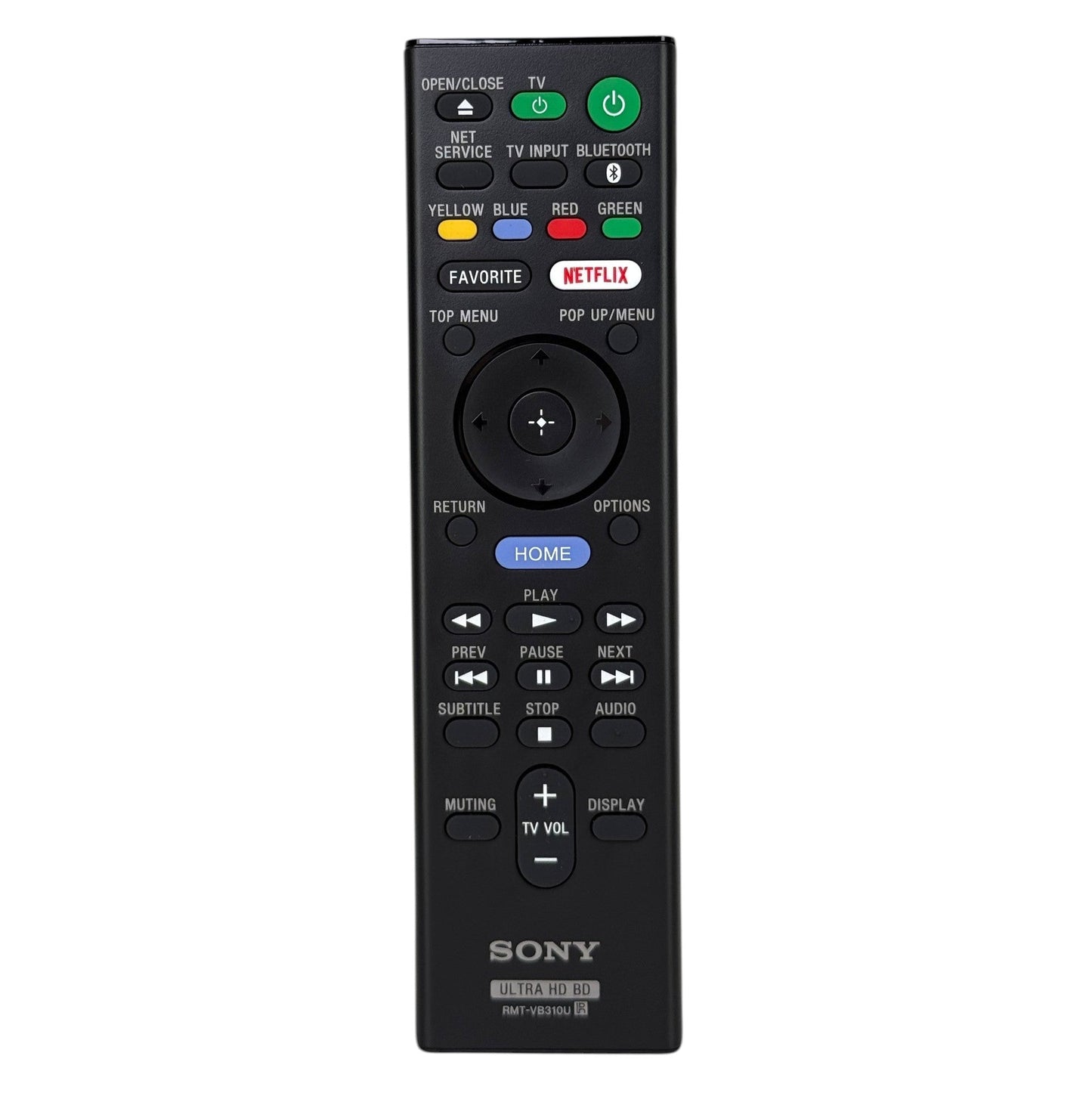 Sony RMT-VB310U Ultra HD BD Blu-ray Remote Control - 1-493-284-11