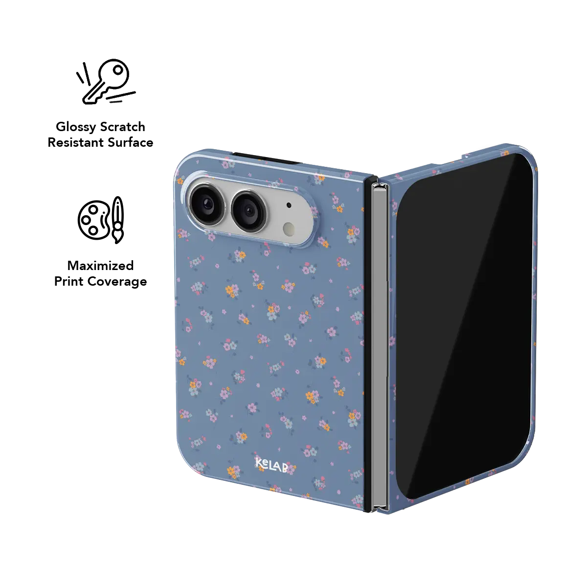 Tiny Meadow | Pastel Blue Floral Bouquet Phone Case