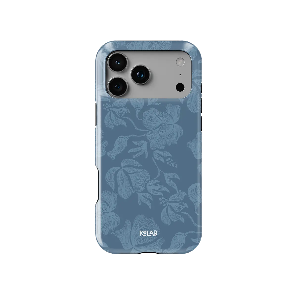 Cerulean | Dusty Blue Minimalist Floral Phone Case
