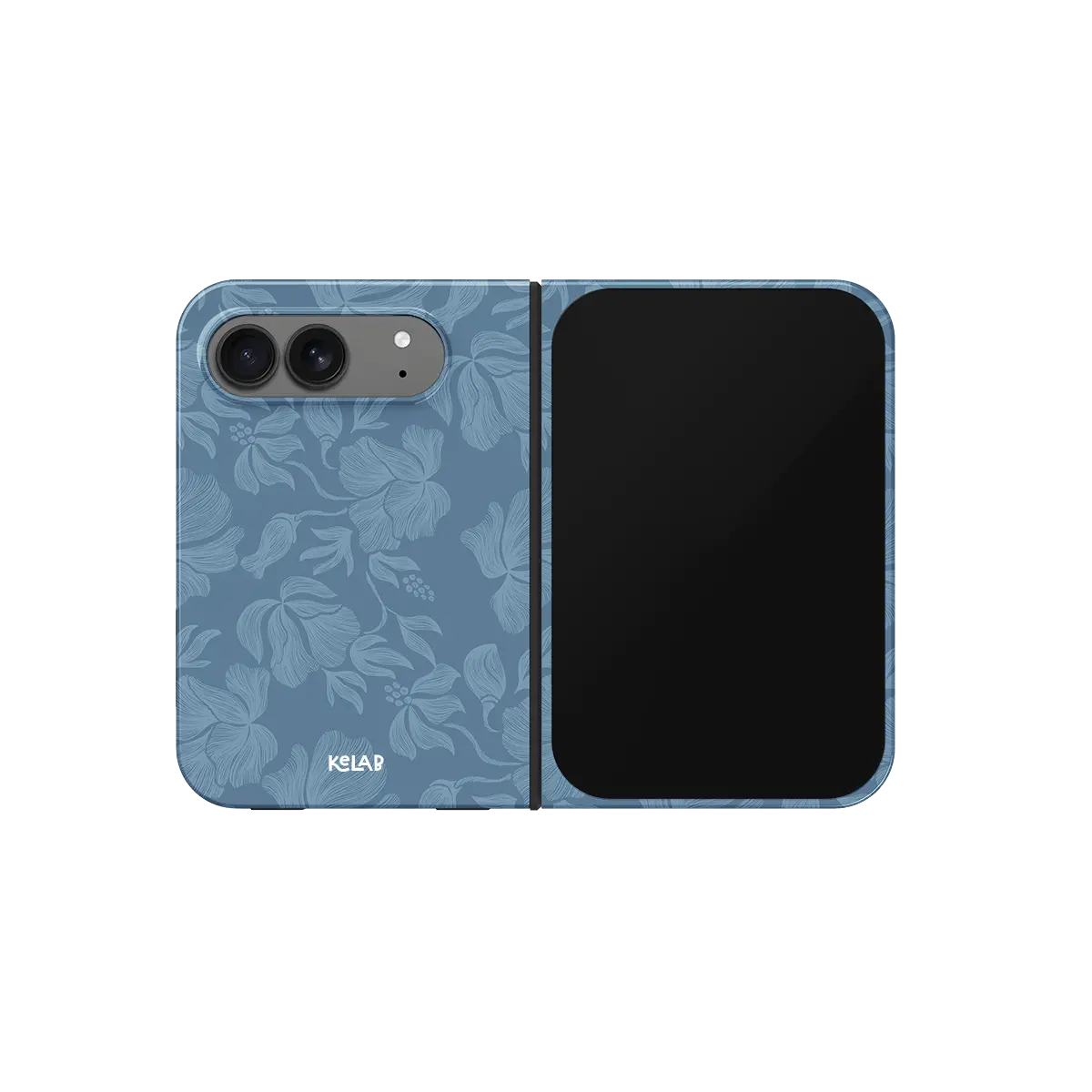 Cerulean | Dusty Blue Minimalist Floral Phone Case