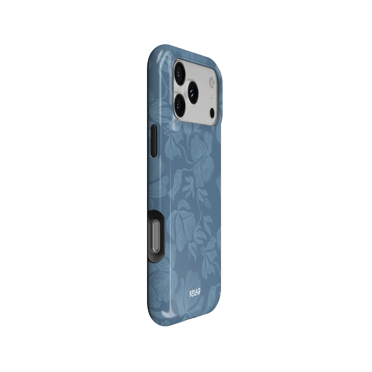 Cerulean | Dusty Blue Minimalist Floral Phone Case