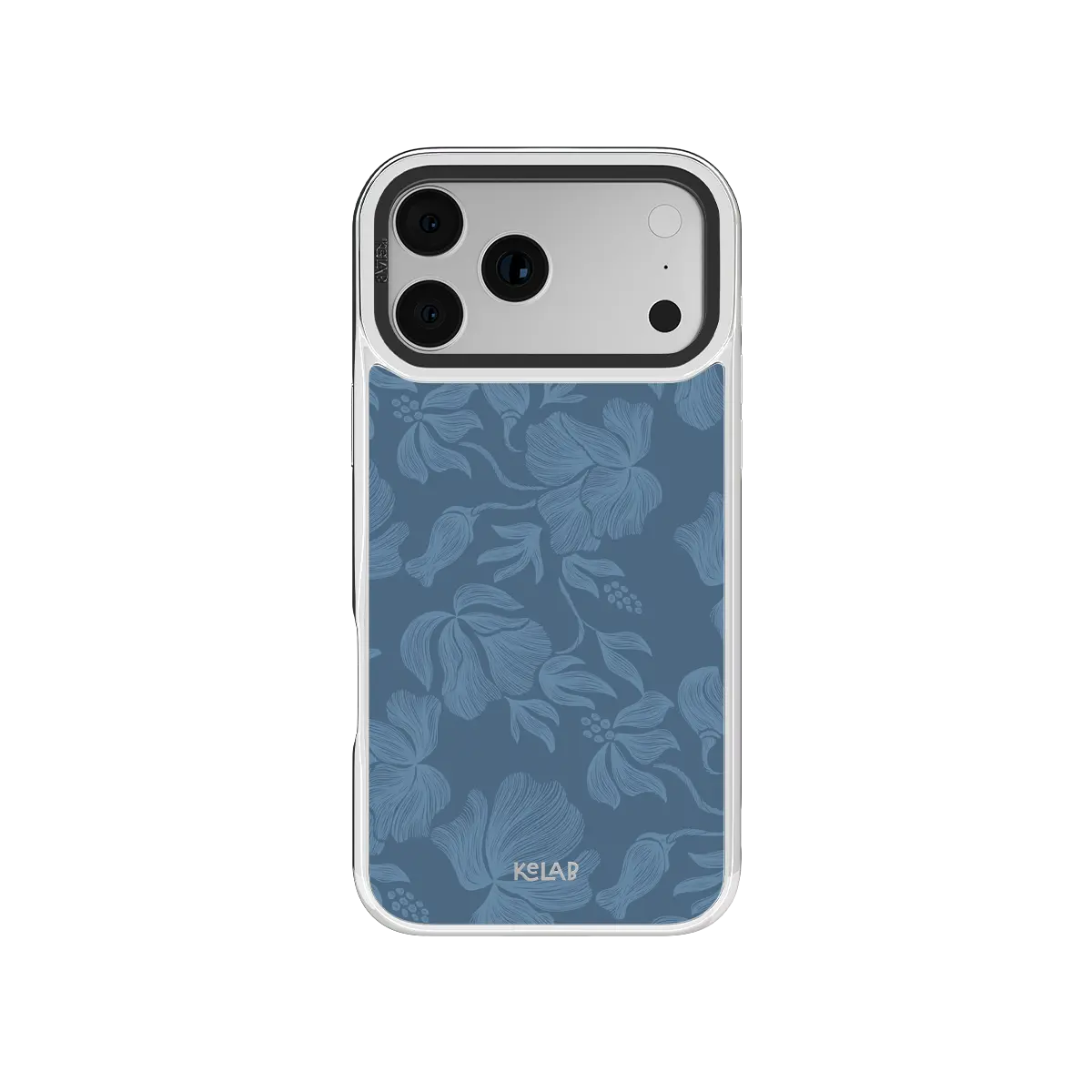 Cerulean | Dusty Blue Minimalist Floral Phone Case