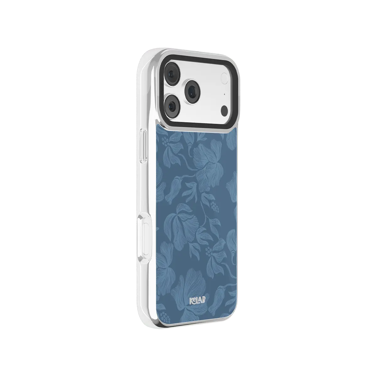 Cerulean | Dusty Blue Minimalist Floral Phone Case