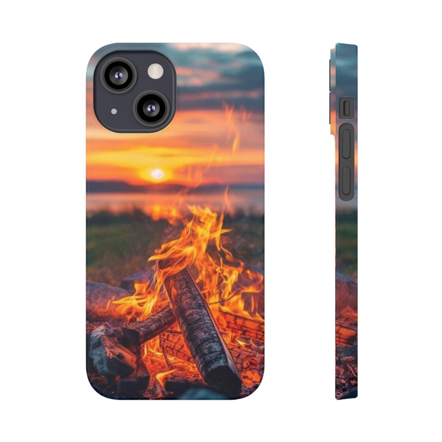 Woodland Fire Phone Case – Warmth of Nature’s Blaze on Your Device