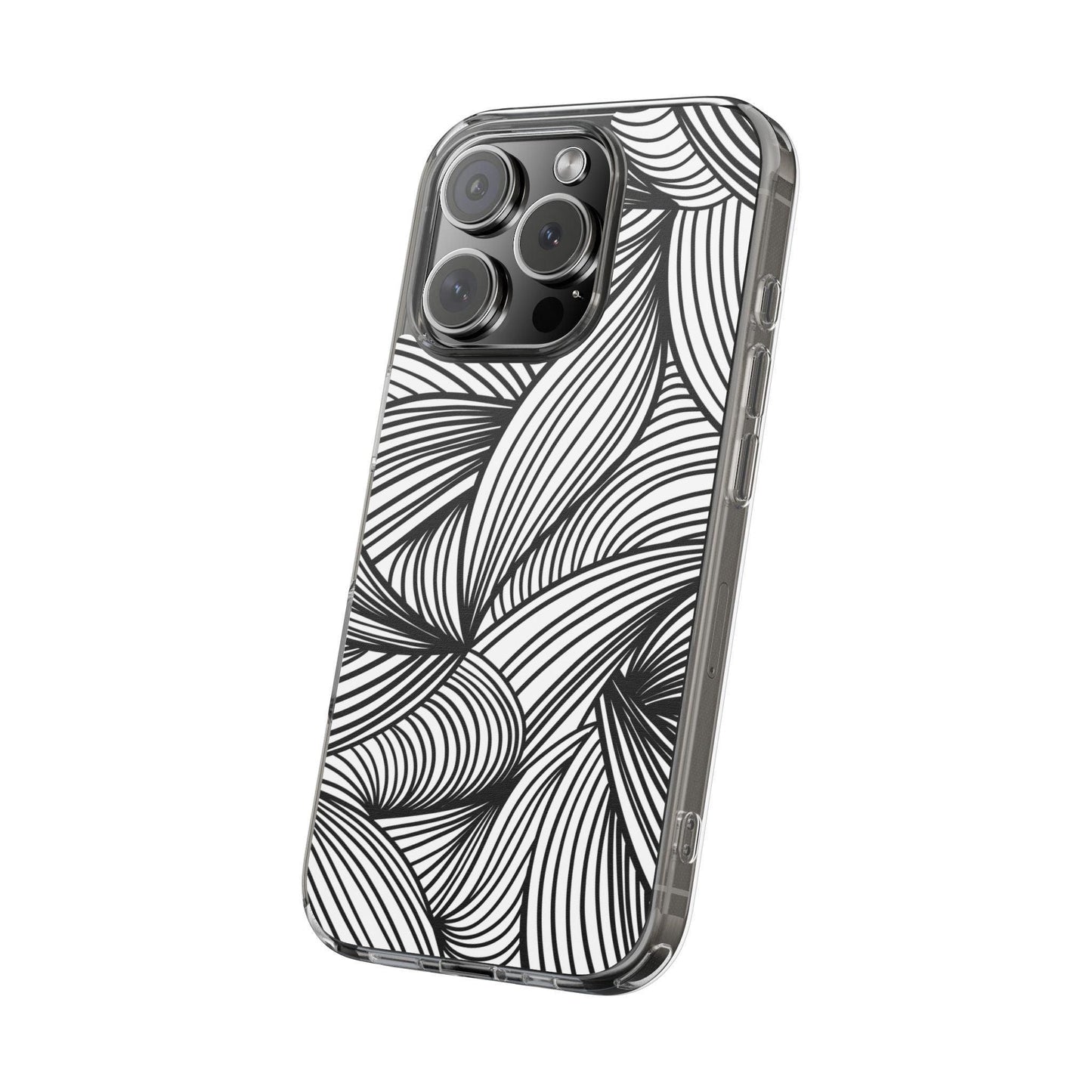 Black and White Illusion Clear Cases