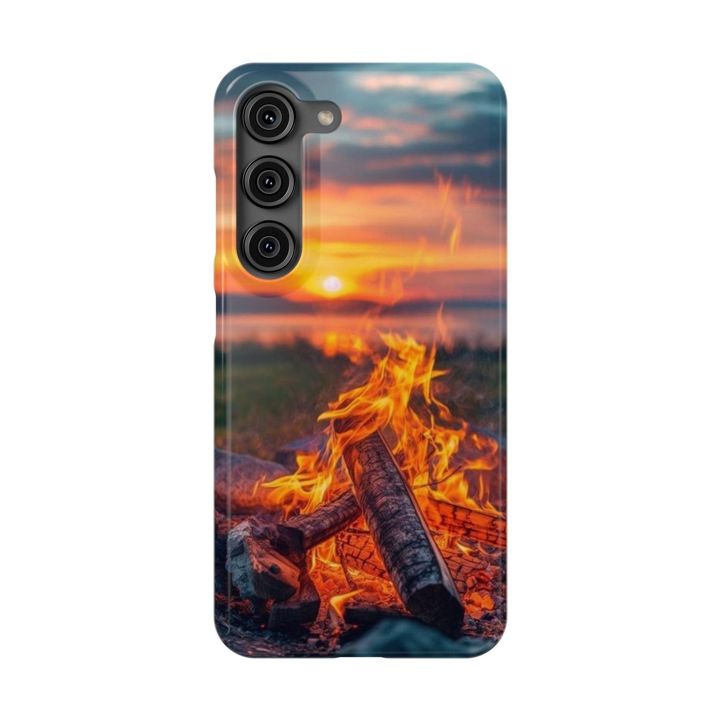 Woodland Fire Phone Case – Warmth of Nature’s Blaze on Your Device